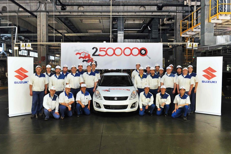 2,5 milionu vozů od Magyar Suzuki
